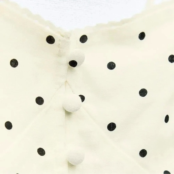 Zara Polka Dot Mini Dress - Picture 7 of 9